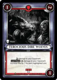 Ferocious Dire Wolves